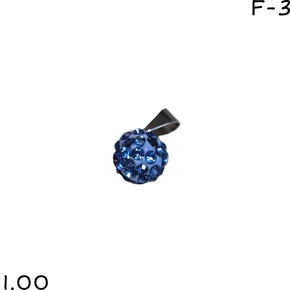 DIJE BOLITA DE FUEGO CELESTE