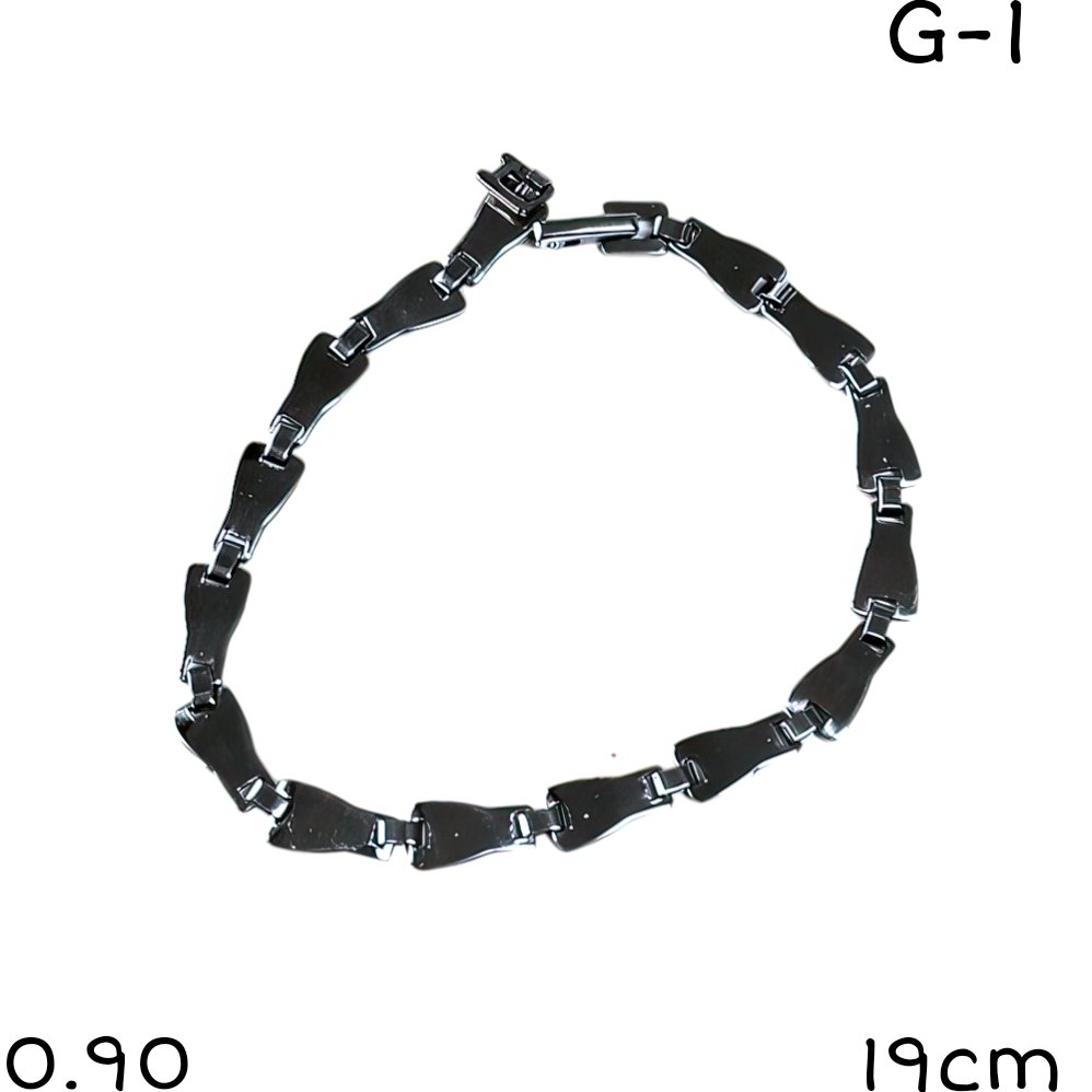 PULSERA ACERO 19CM
