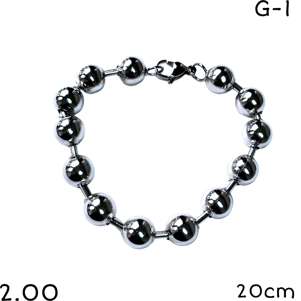 PULSERA BOLITAS 20CM