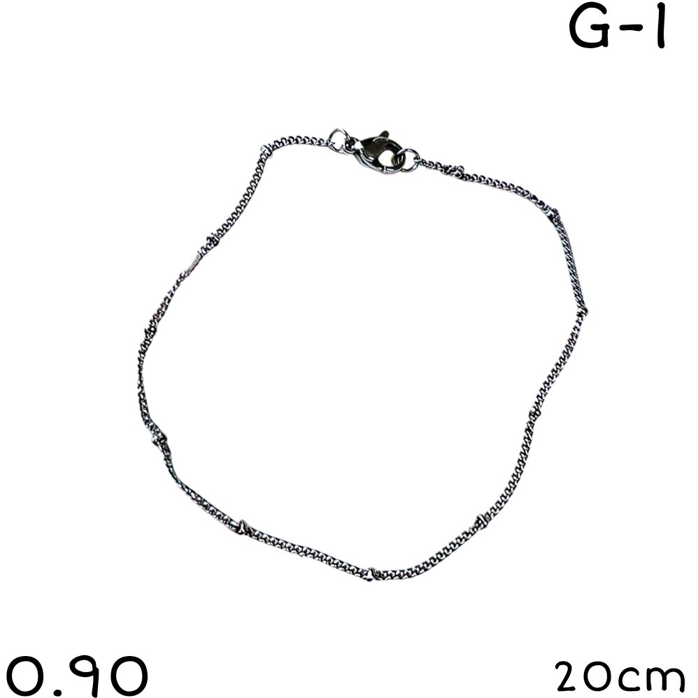 PULSERA ACERO 20CM