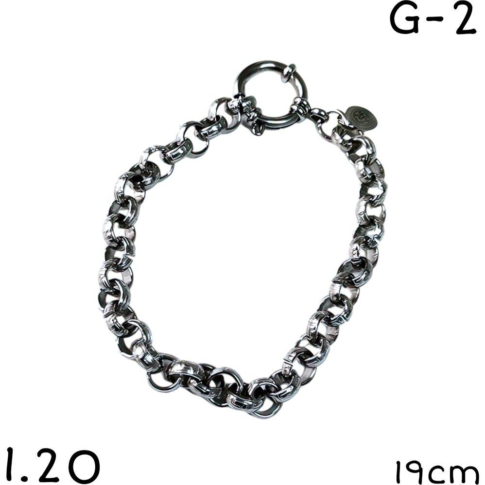 pulsera acero 19cm