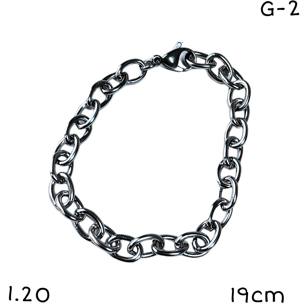 pulsera aceero 19cm