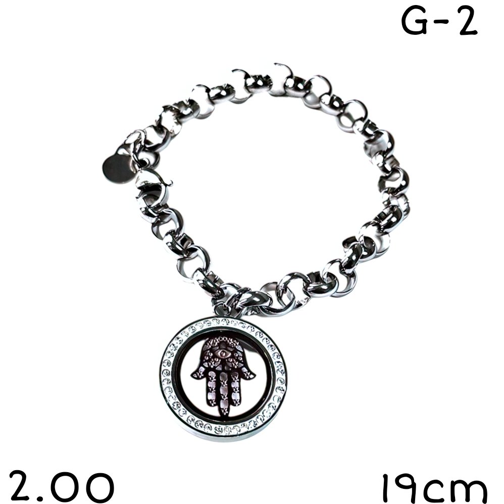 pulsera mano de fatima 18cm