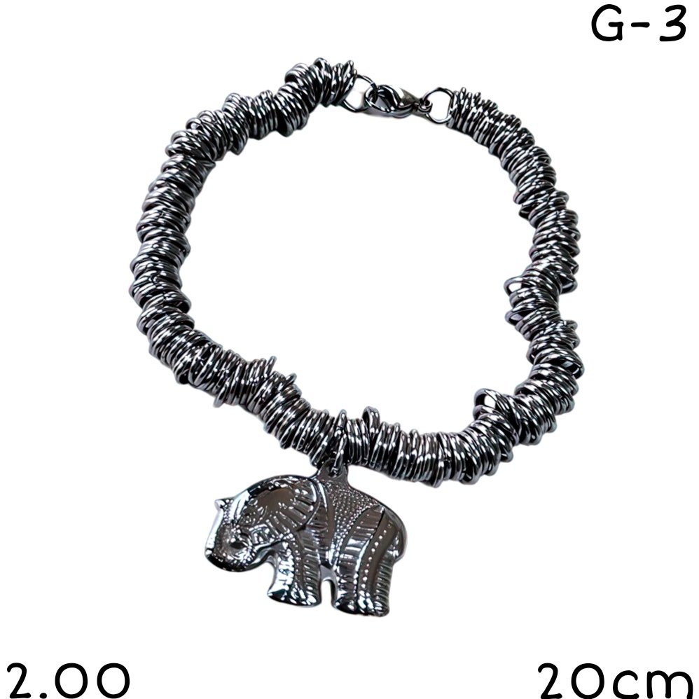 pulseras elefantes 20cm