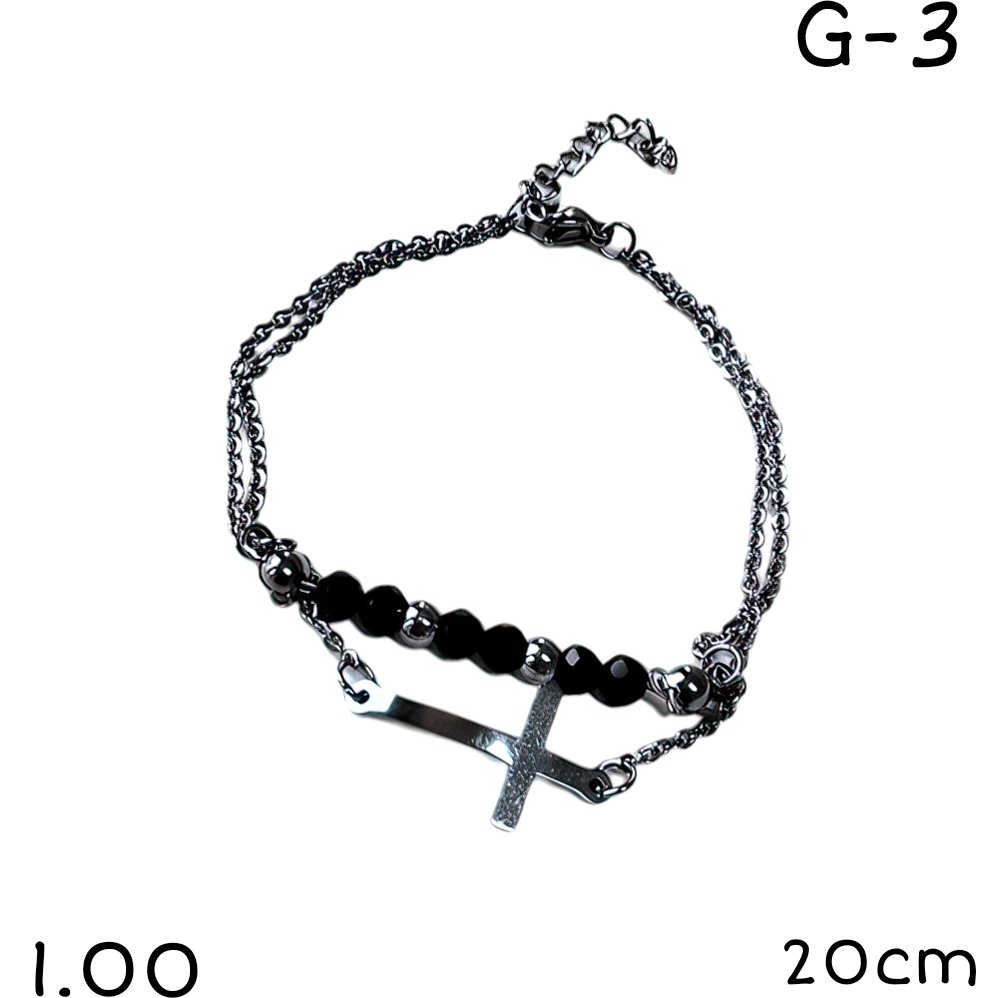 PULSERA CRUZ 20CM