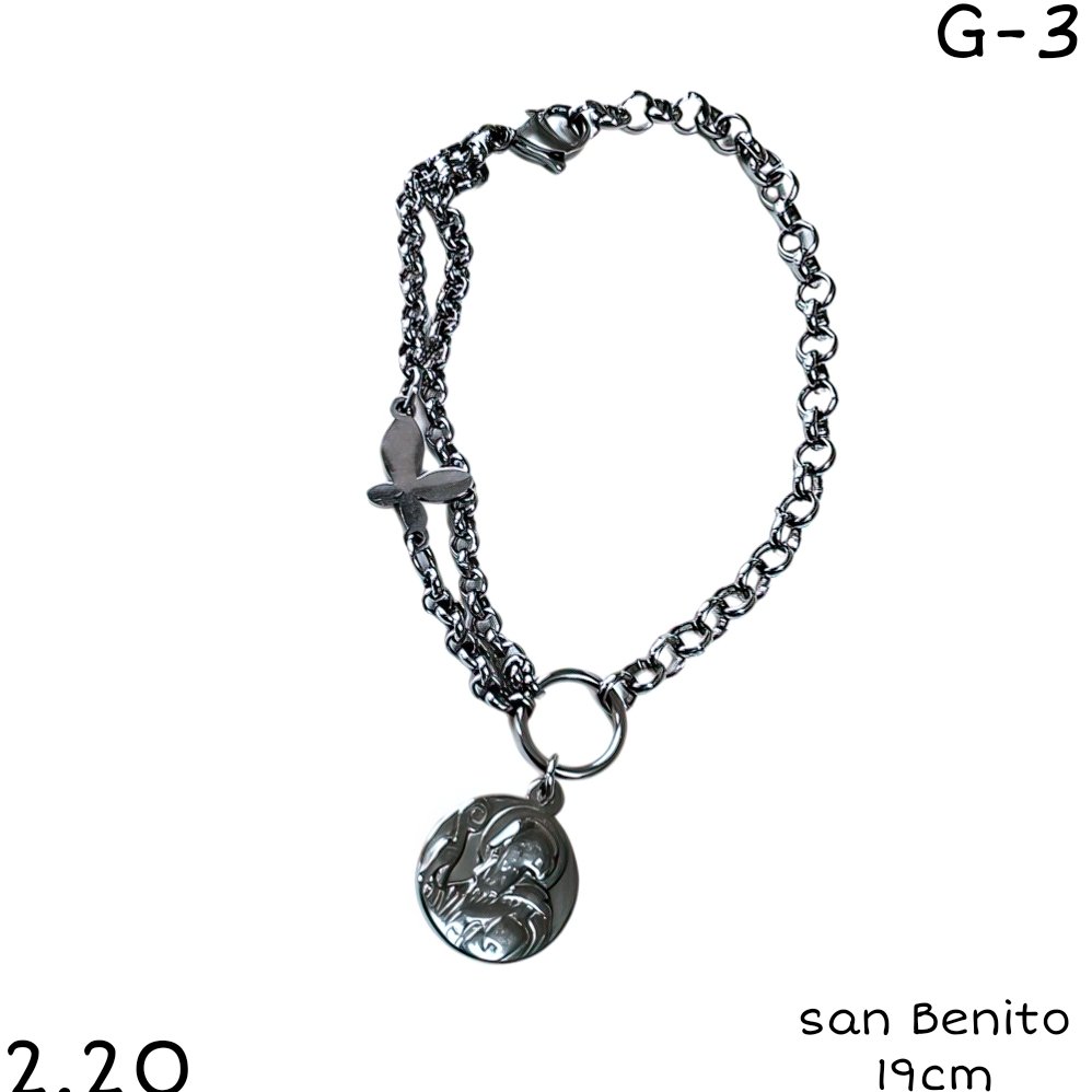 PULSERA SAN BENITO 19CM