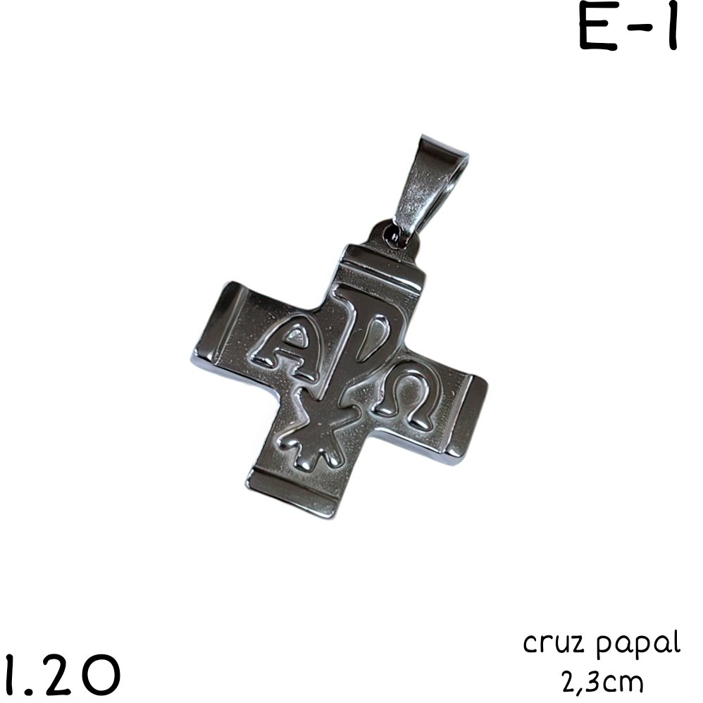 DIJE CRUZ PAPAL 2,3CM