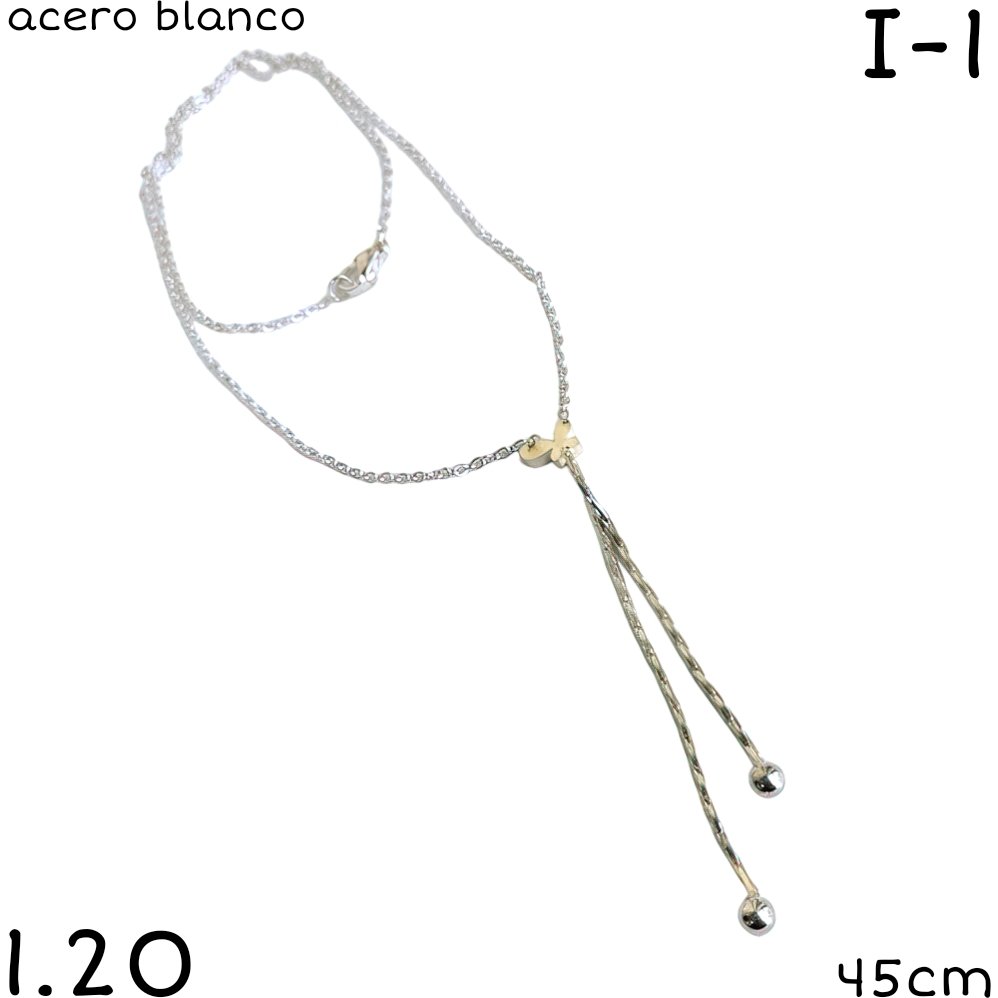 CONJUNTO ACERO BLANCO 45CM