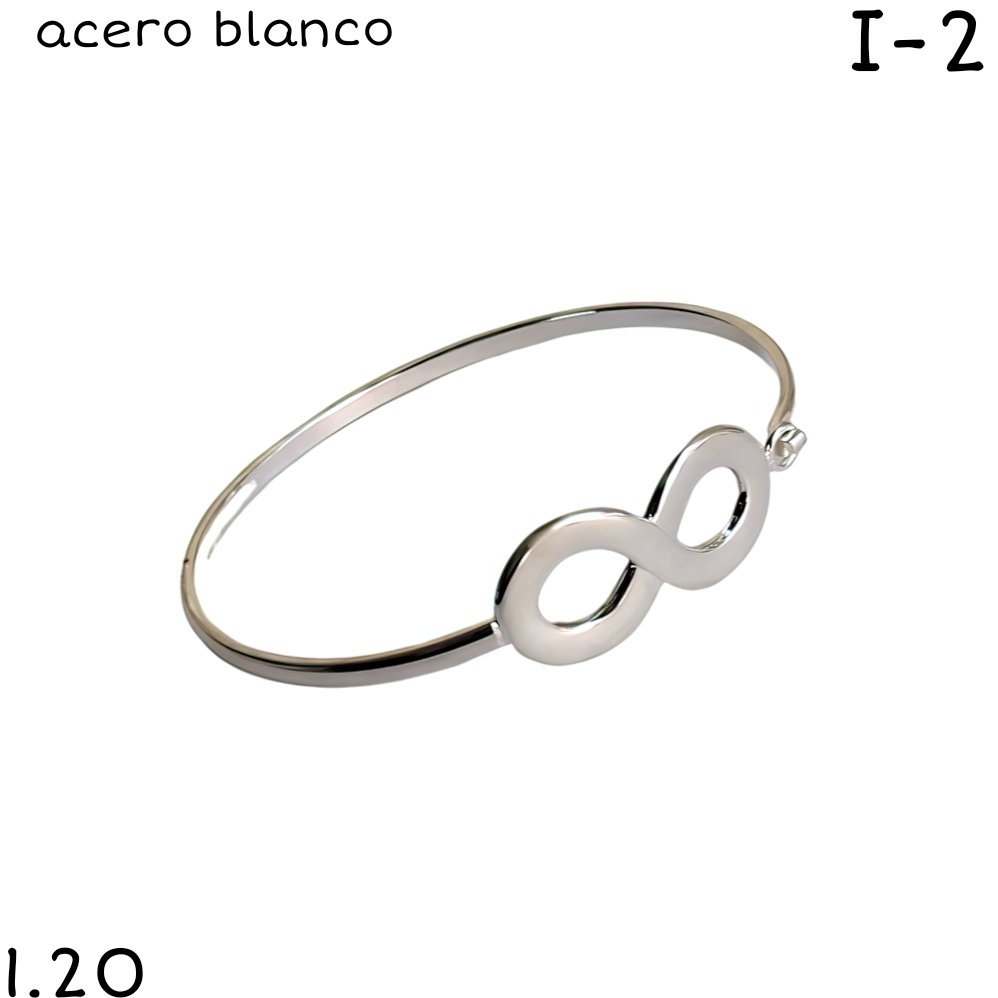 ESCLAVA INFINITO ACERO BLANCO