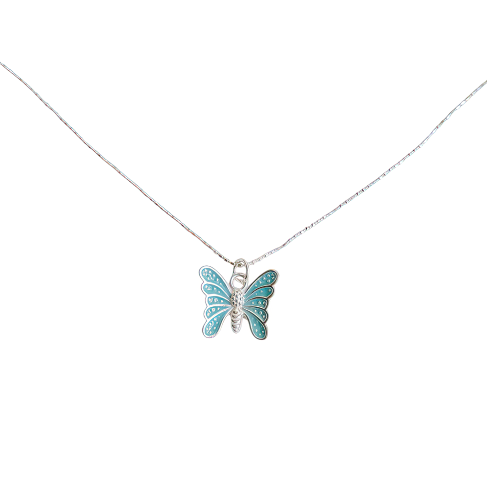 CONJUNTO MARIPOSA CELESTE "45cm" C-56C