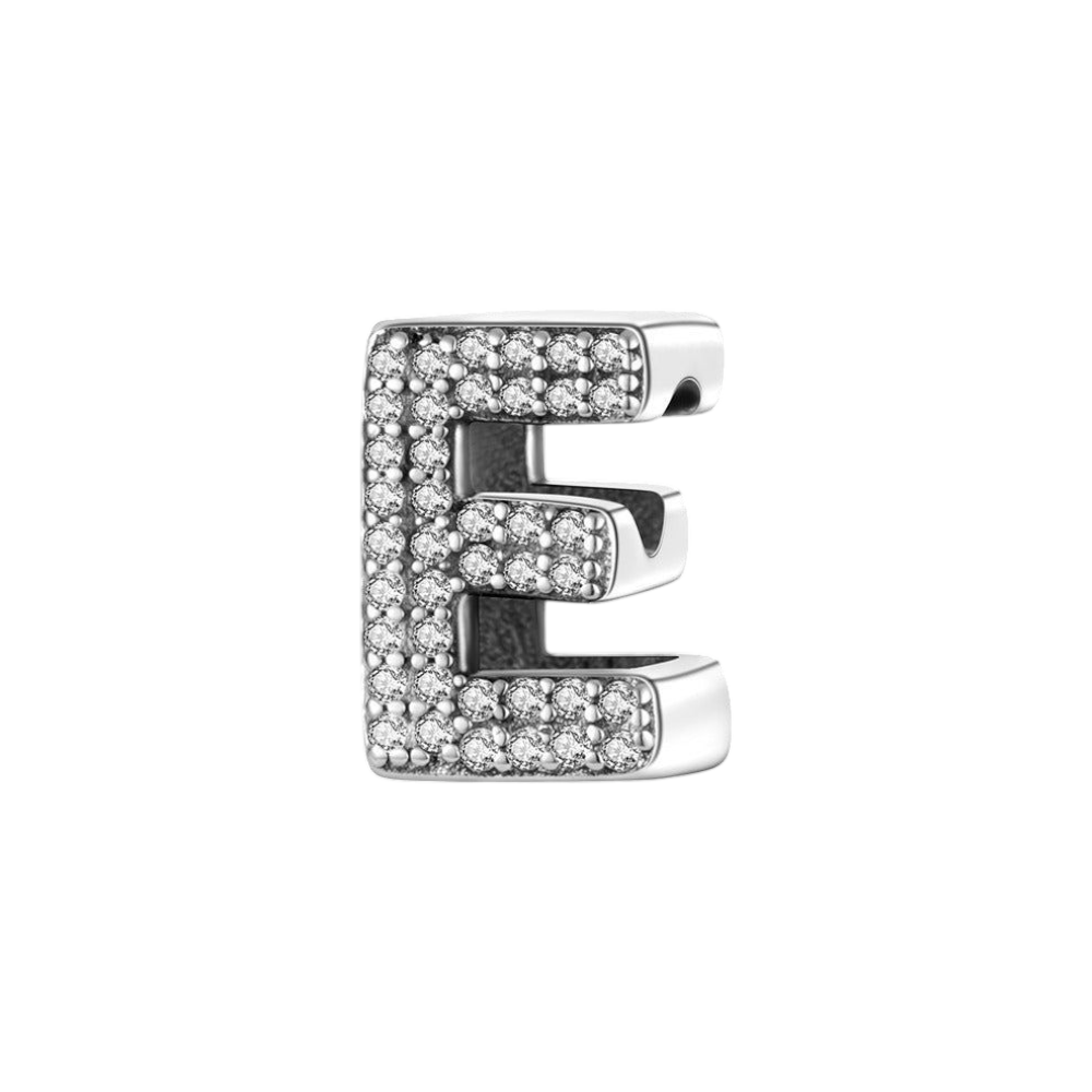 CHARMS CUBIC LETRA "E" T-1G