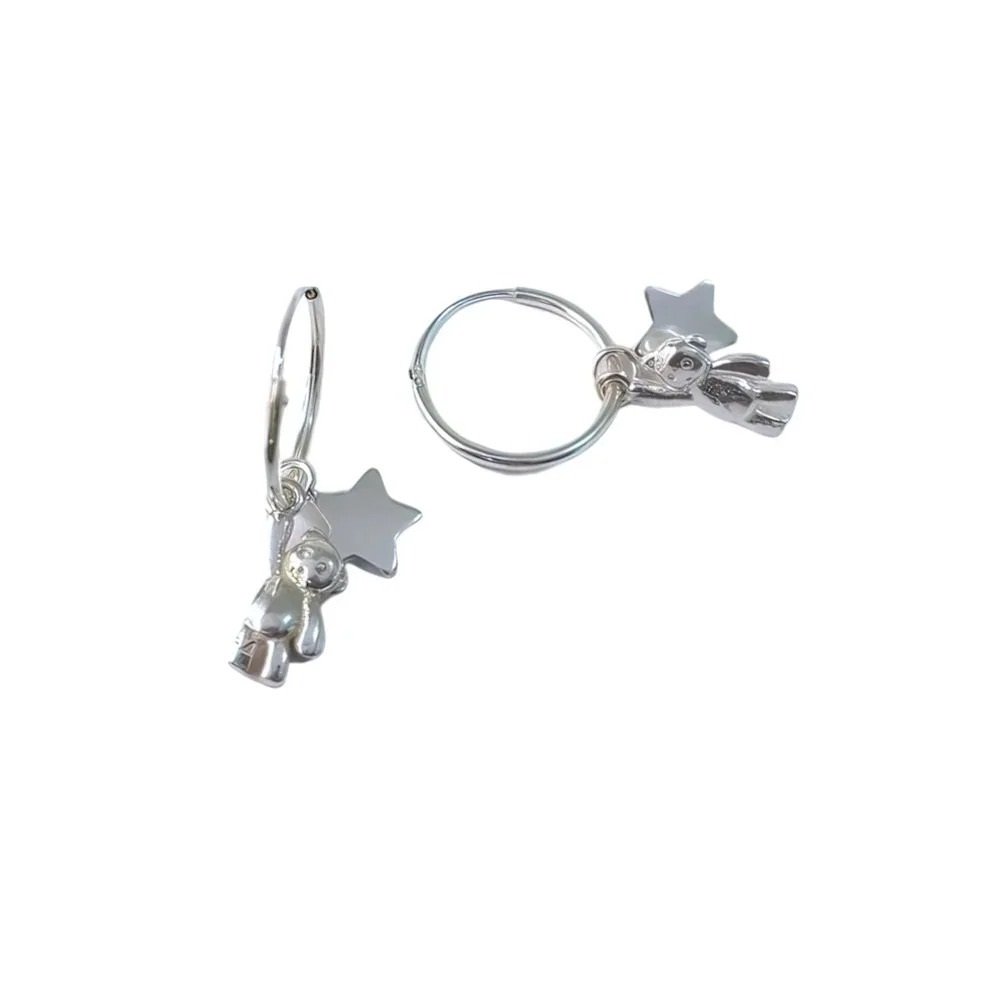 Argolla Osito y estrella C-102A