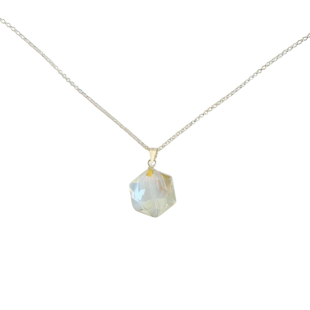 CONJUNTO DIJE CRISTAL 40cm C-56B