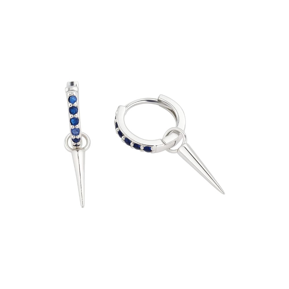 Argolla Pendulo azul 14mm C-103C