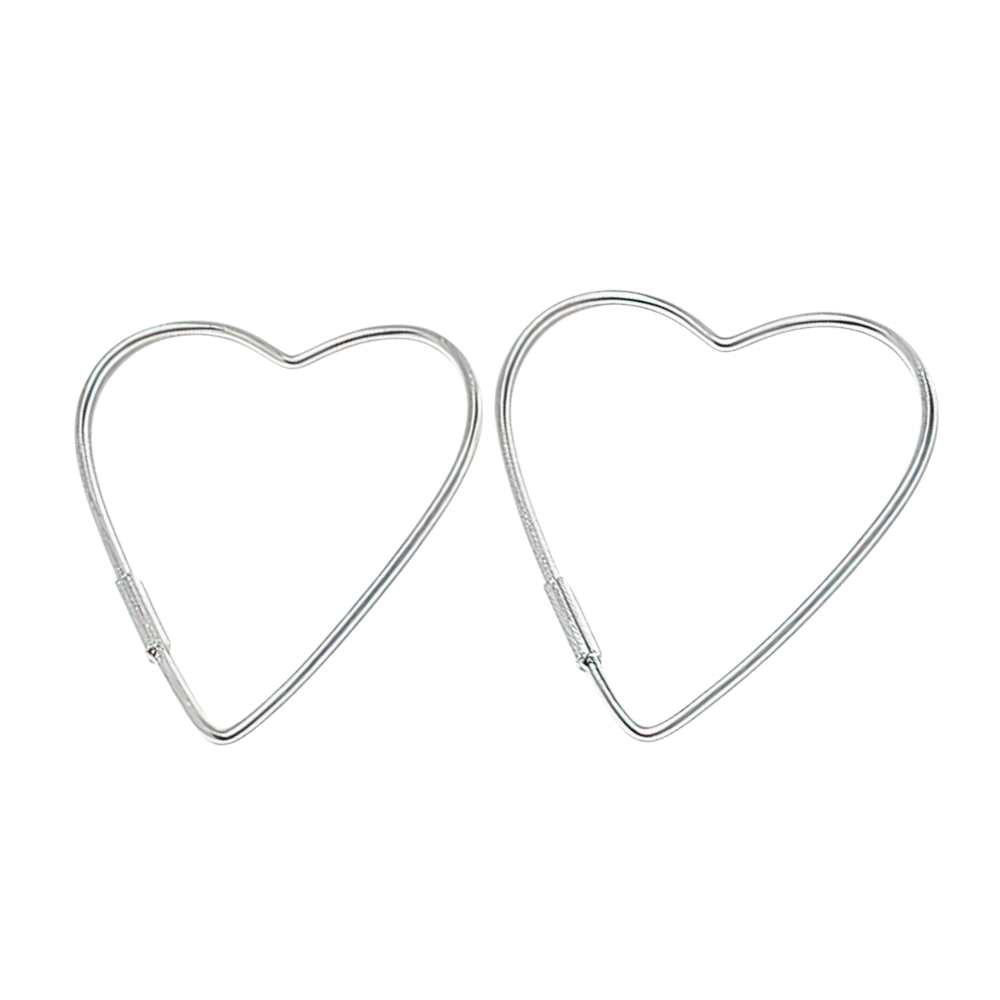 Argolla corazon 3,5cm C-21B