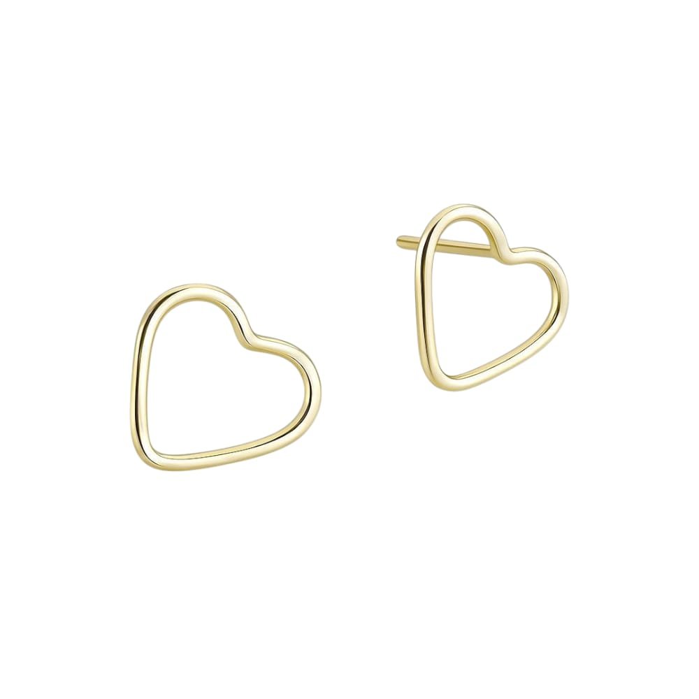 PASANTE CORAZON dorado 10mm C-20B