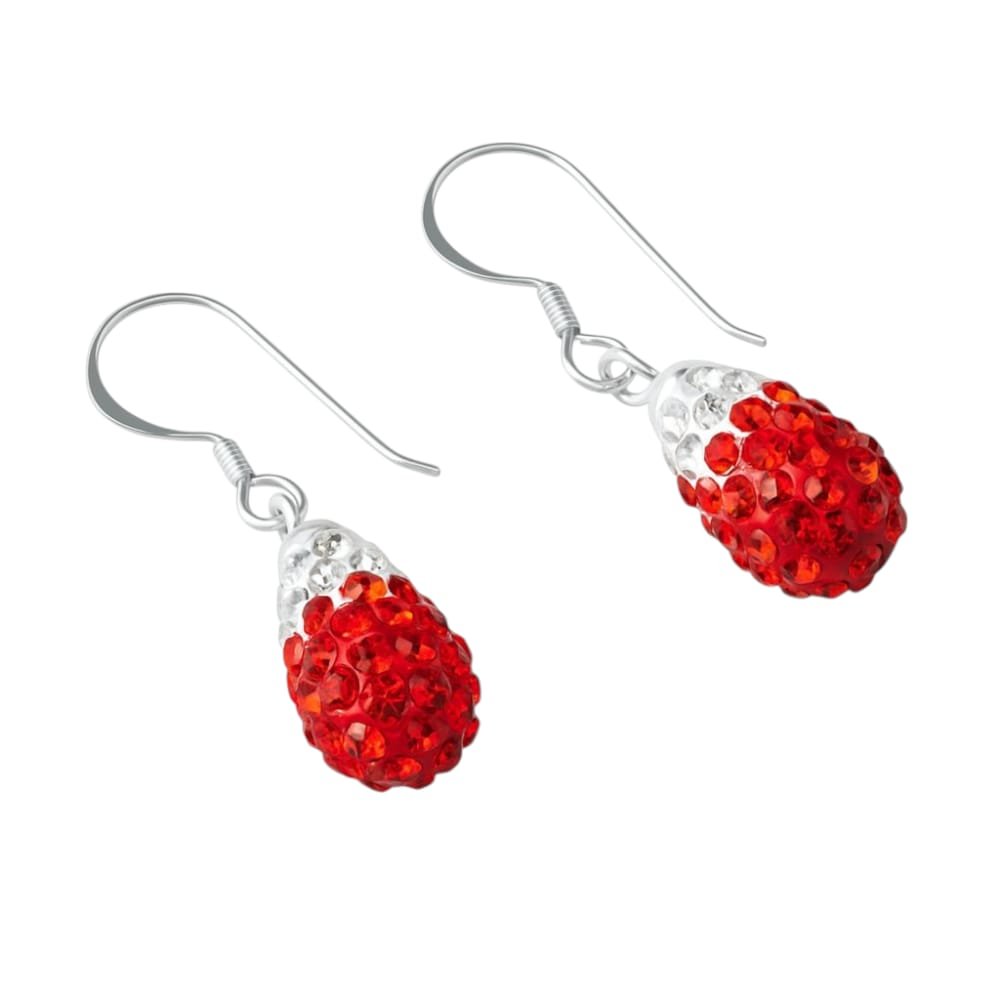 COLGANTE BOLITA DE FUEJO ROJO C-101B