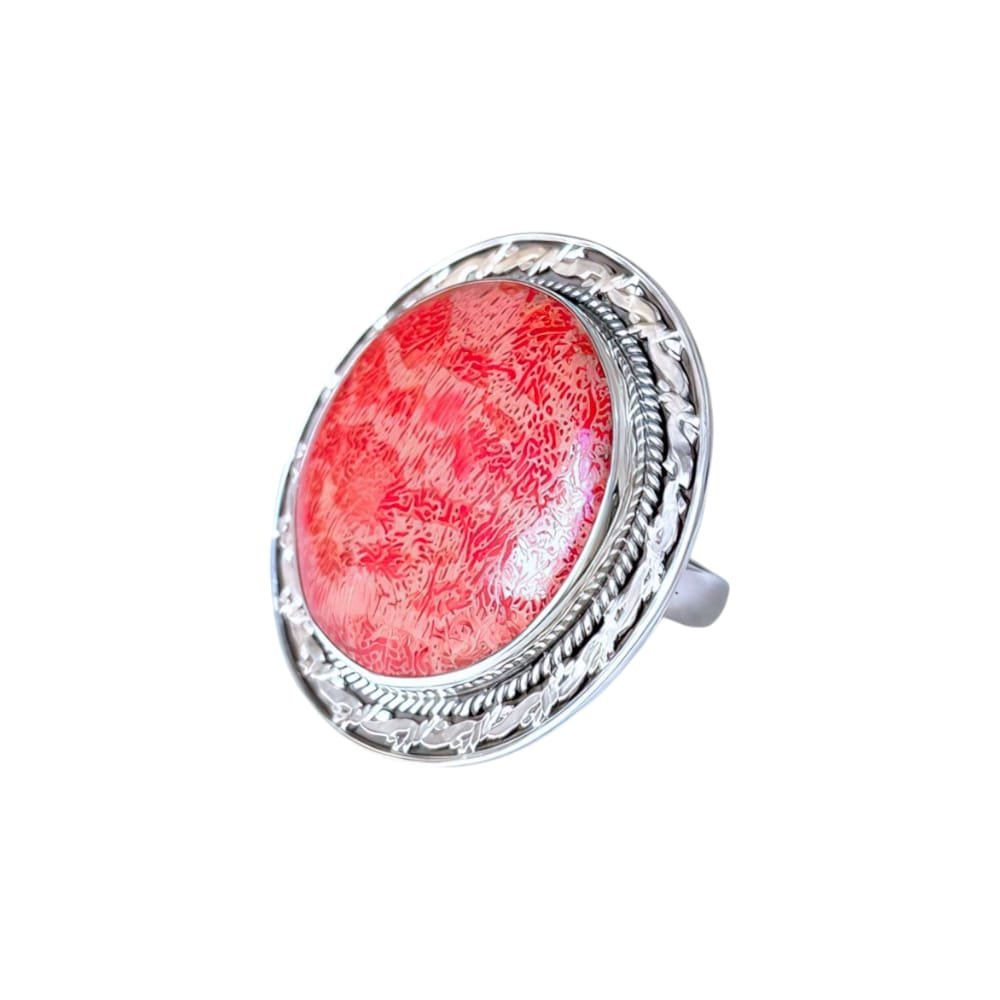 ANILLO ALAMBRE DE PUAS ROJO C-105A