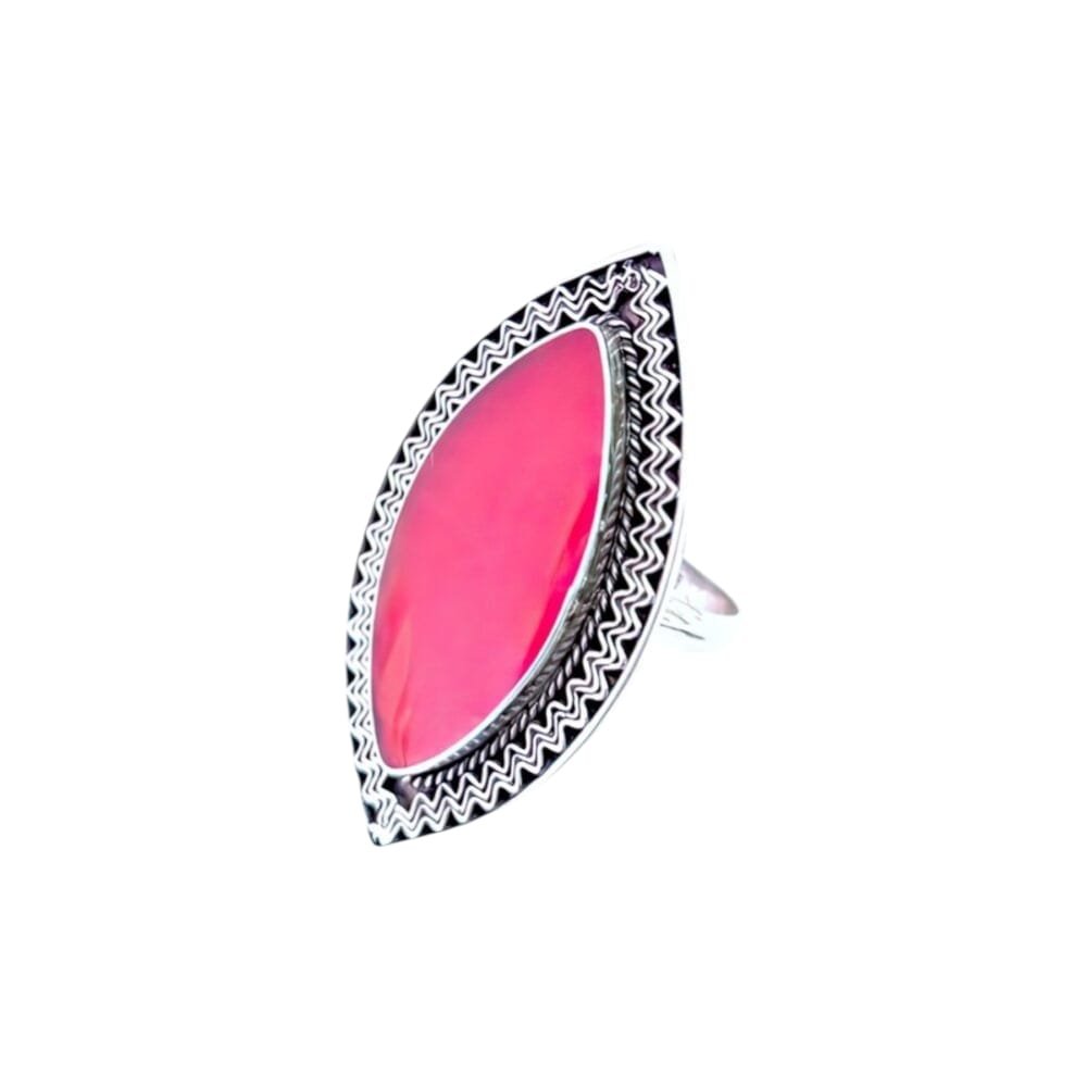 Anillo OVAL ROJO C-105A