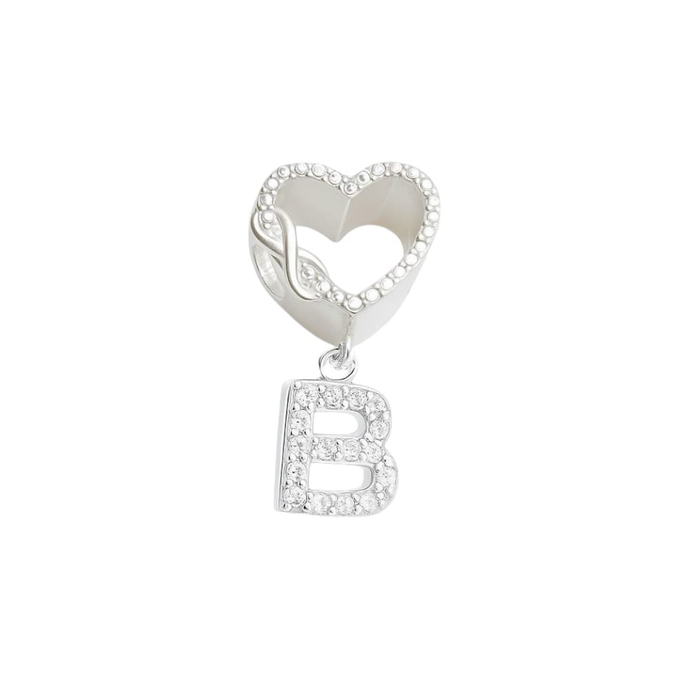 CHARMS AMOR INFINITO LETRA "B" CUBIC T-1F