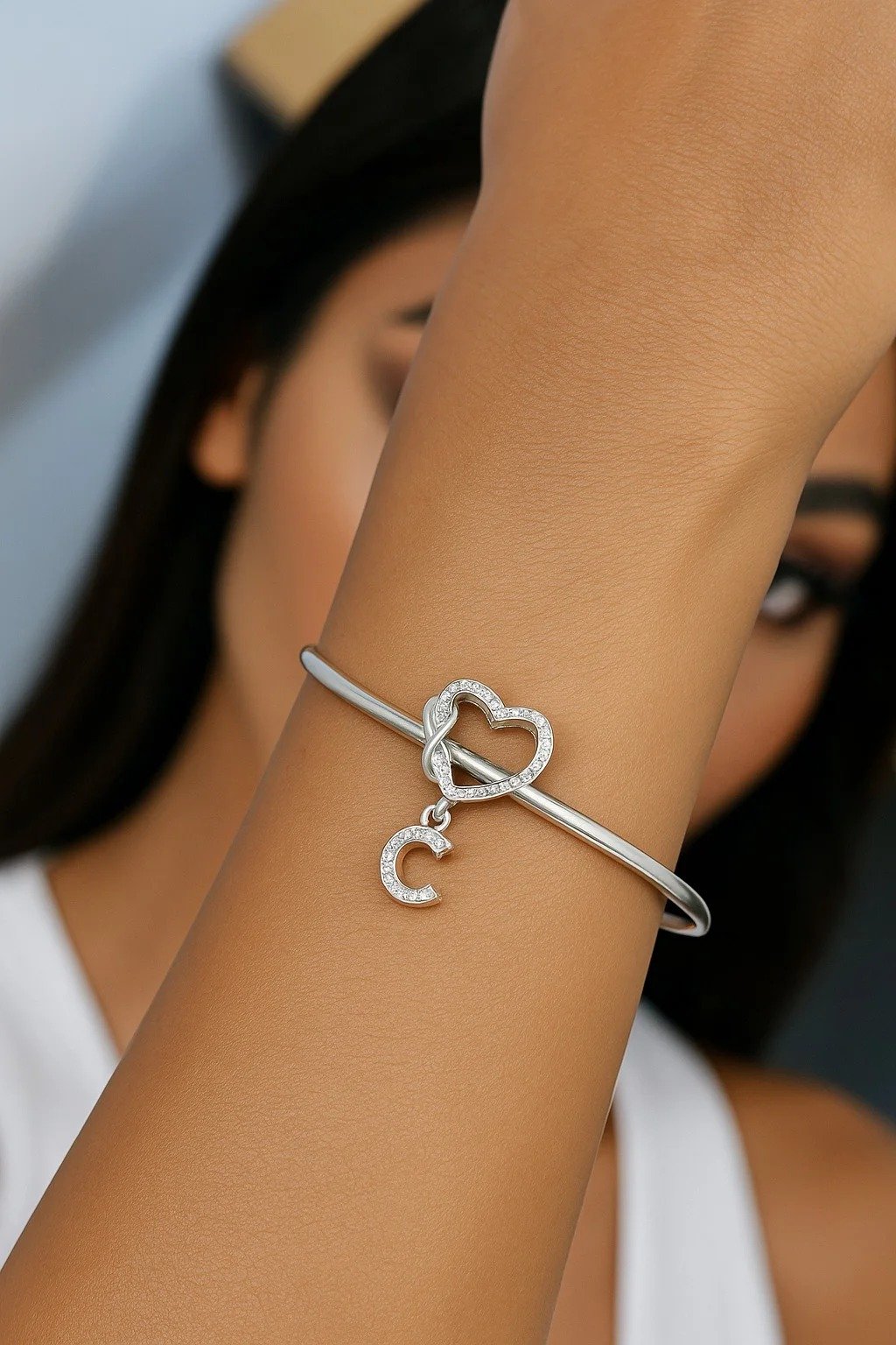 CHARMS AMOR INFINITO LETRA "C" T-1F