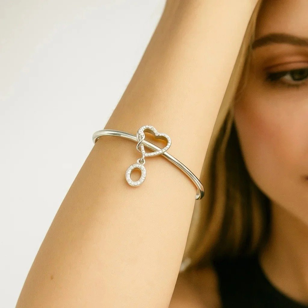 CHARMS AMOR INFINITO LETRA "O" CUBIC T-1F