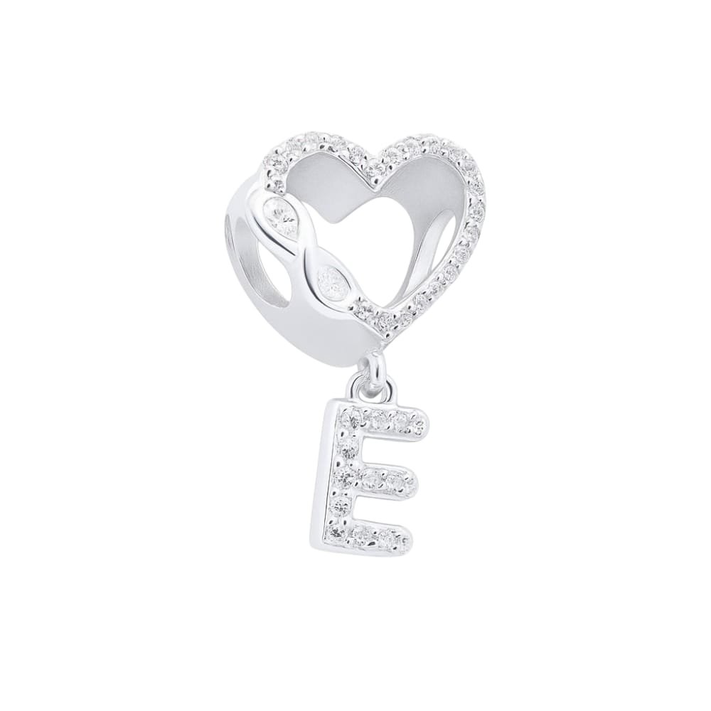 CHARMS AMOR INFINITO LETRA "E" CUBIC T-1F