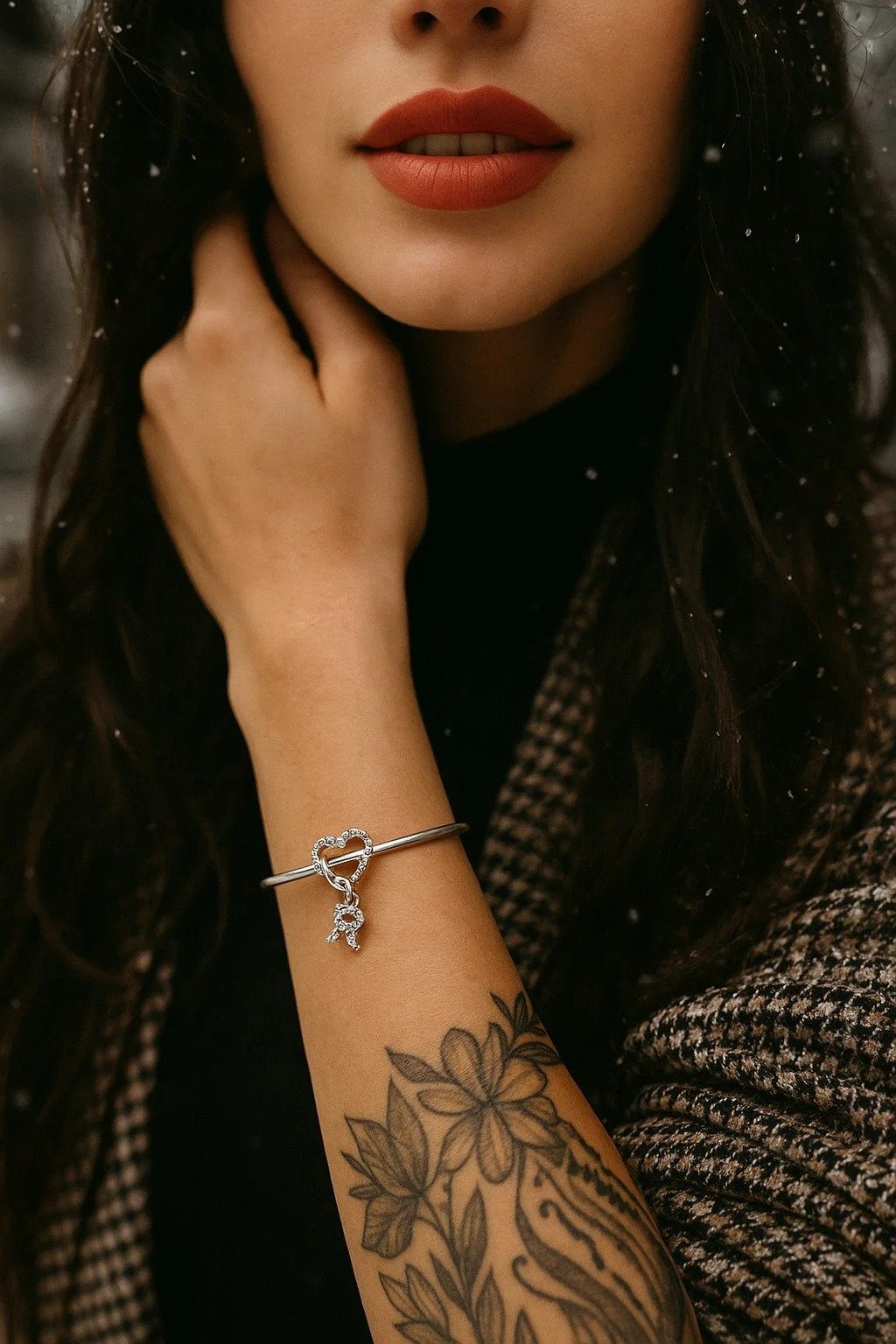 CHARMS AMOR INFINITO LETRA "R" CUBIC T-1F