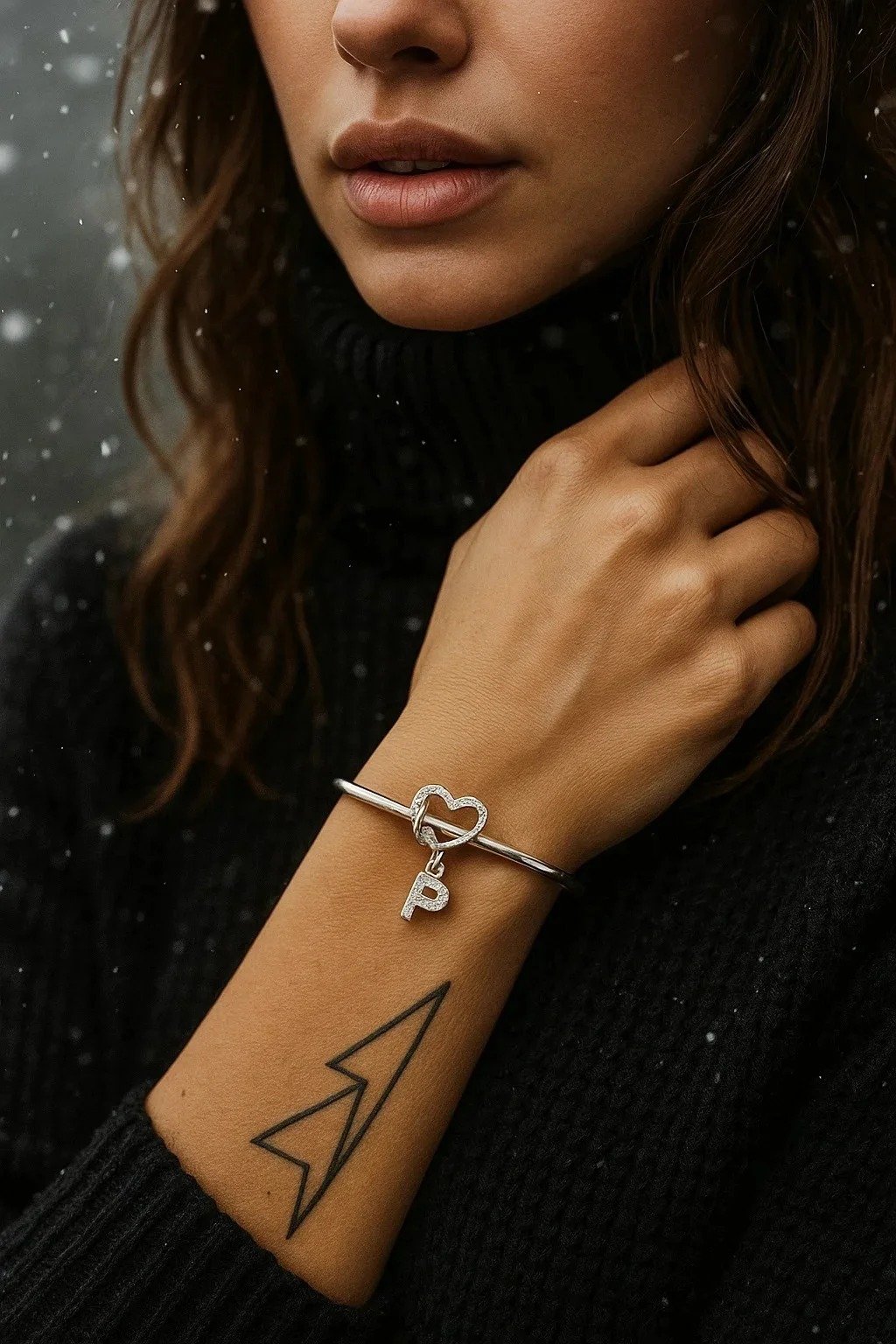 CHARMS AMOR INFINITO LETRA "P" CUBIC T-1F