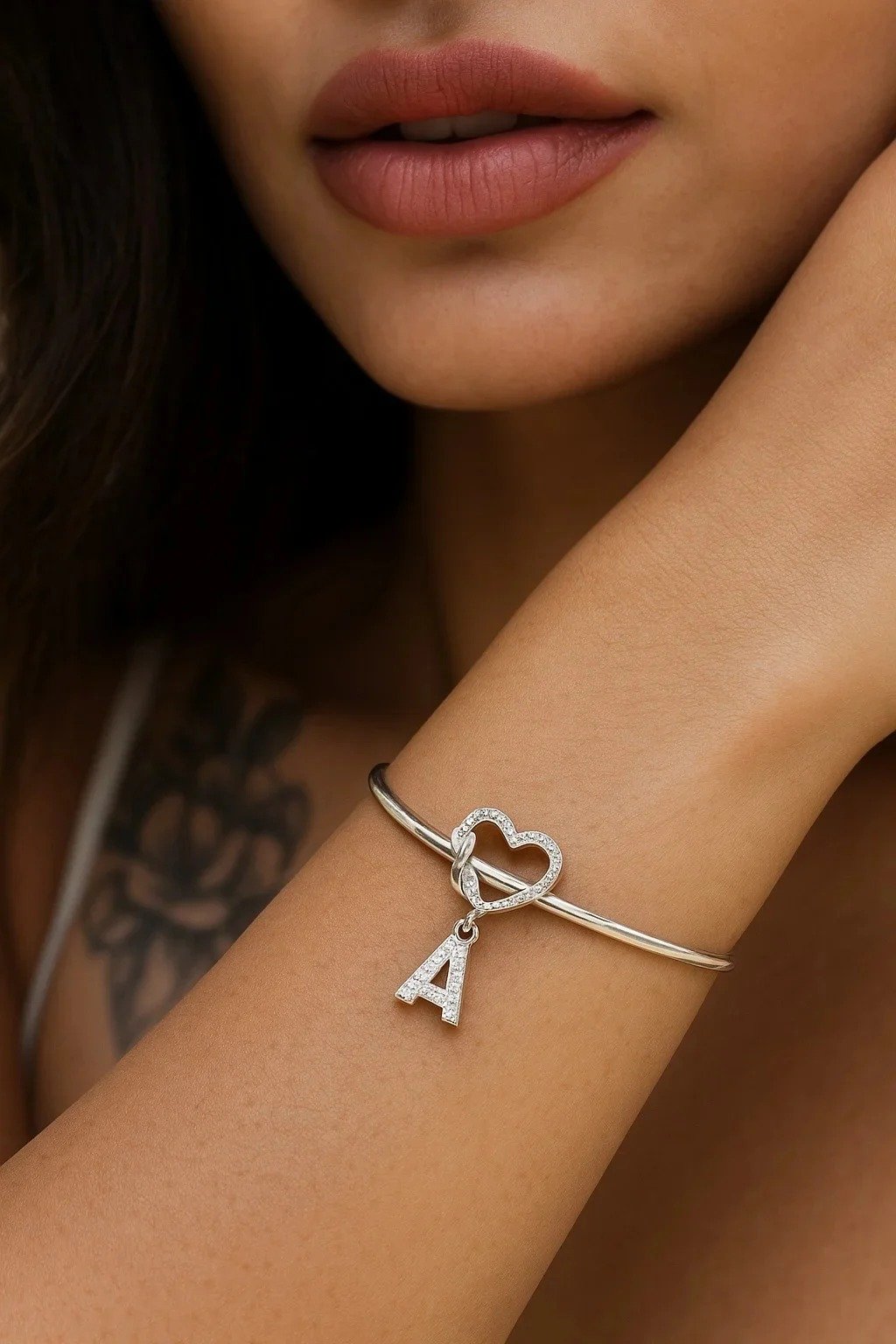 CHARMS AMOR INFINITO LETRA "A" CUBIC T-1F