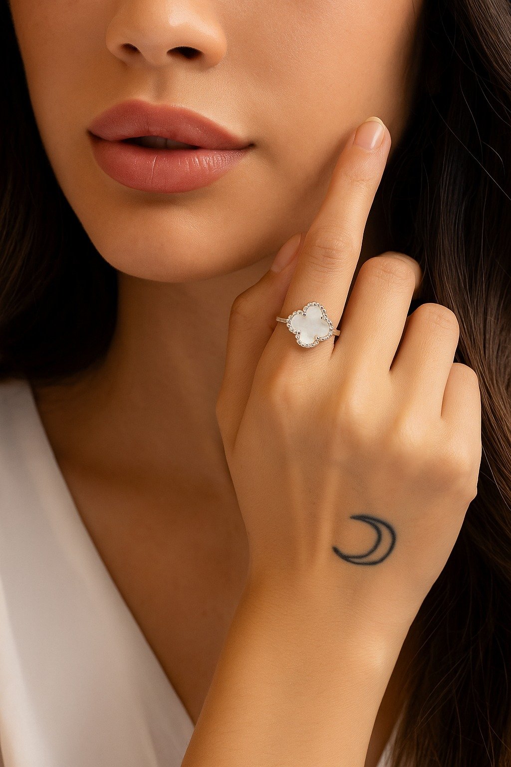 ANILLO VAN CLEFF BLANCO CP-AN