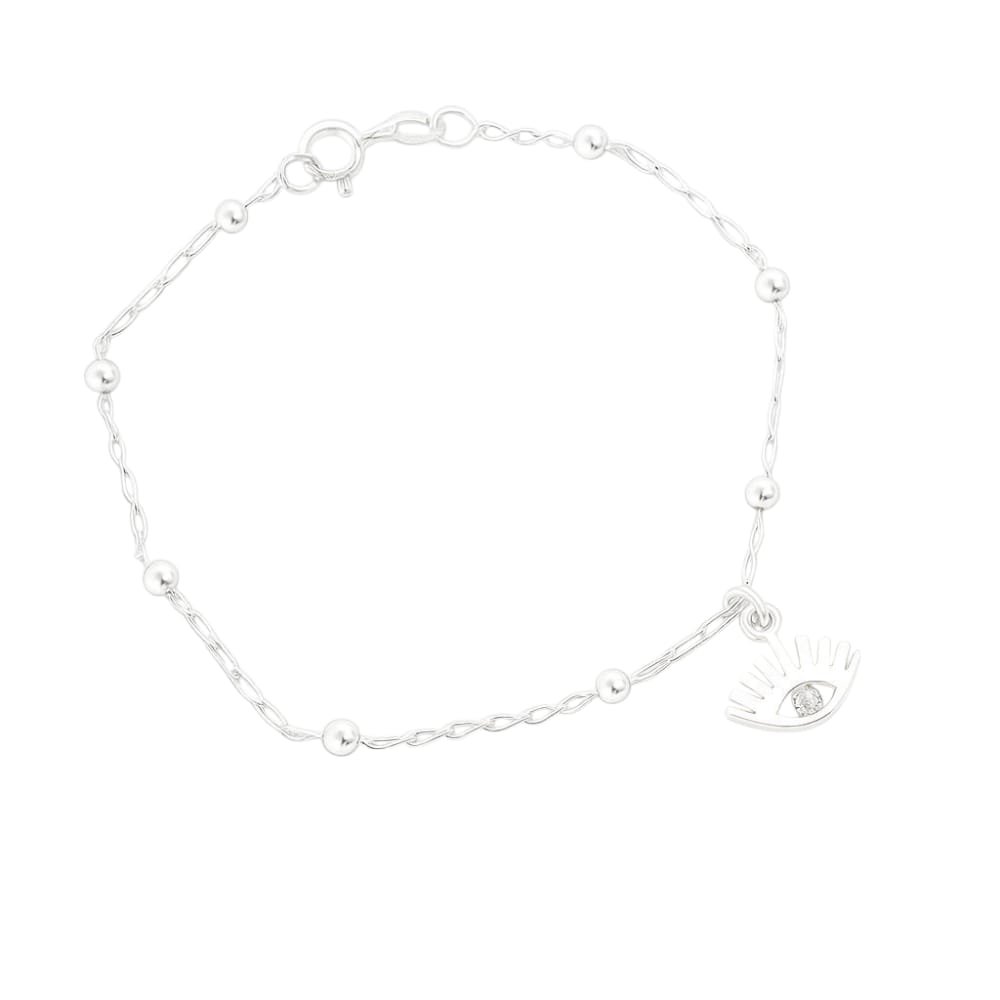 Pulsera Ojitos pestañas 16cm C-26A