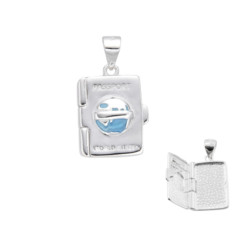 DIJE RELICARIO PASAPORTE CP-D