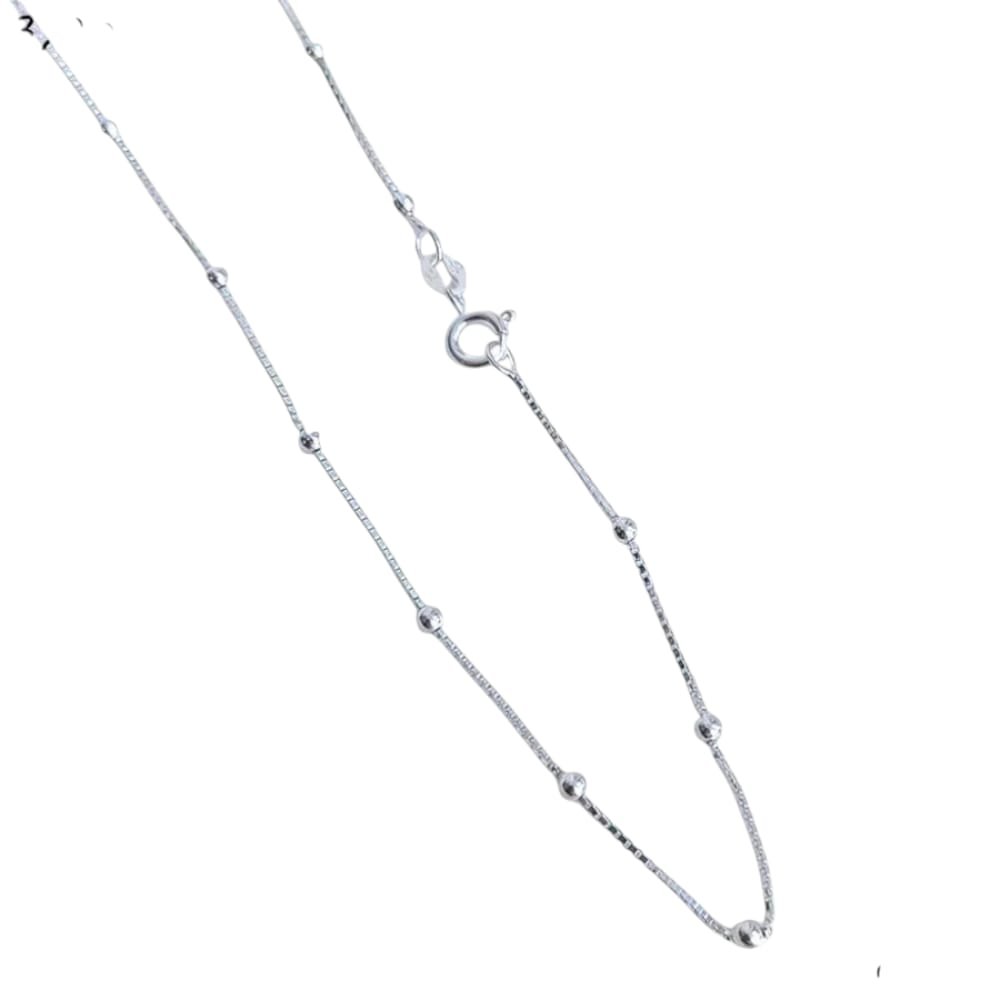 CADENA VENECIANA CON BOLITAS 50cm C-53C
