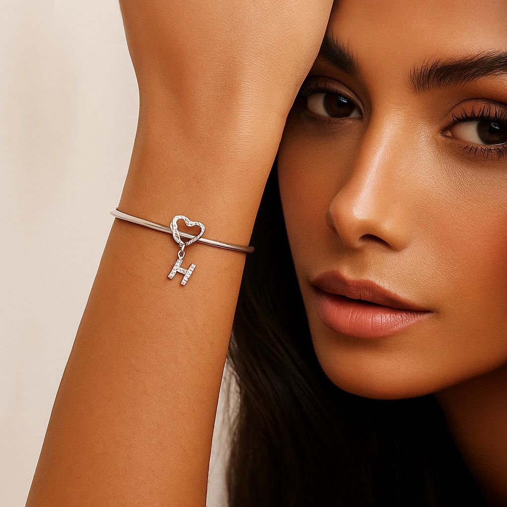 CHARMS AMOR INFINITO LETRA "H" CUBIC T-1F