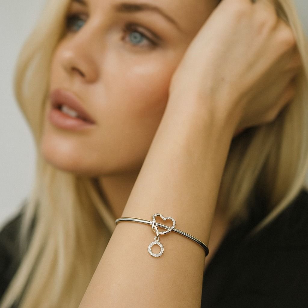 CHARMS AMOR INFINITO LETRA "O" CUBIC T-1F