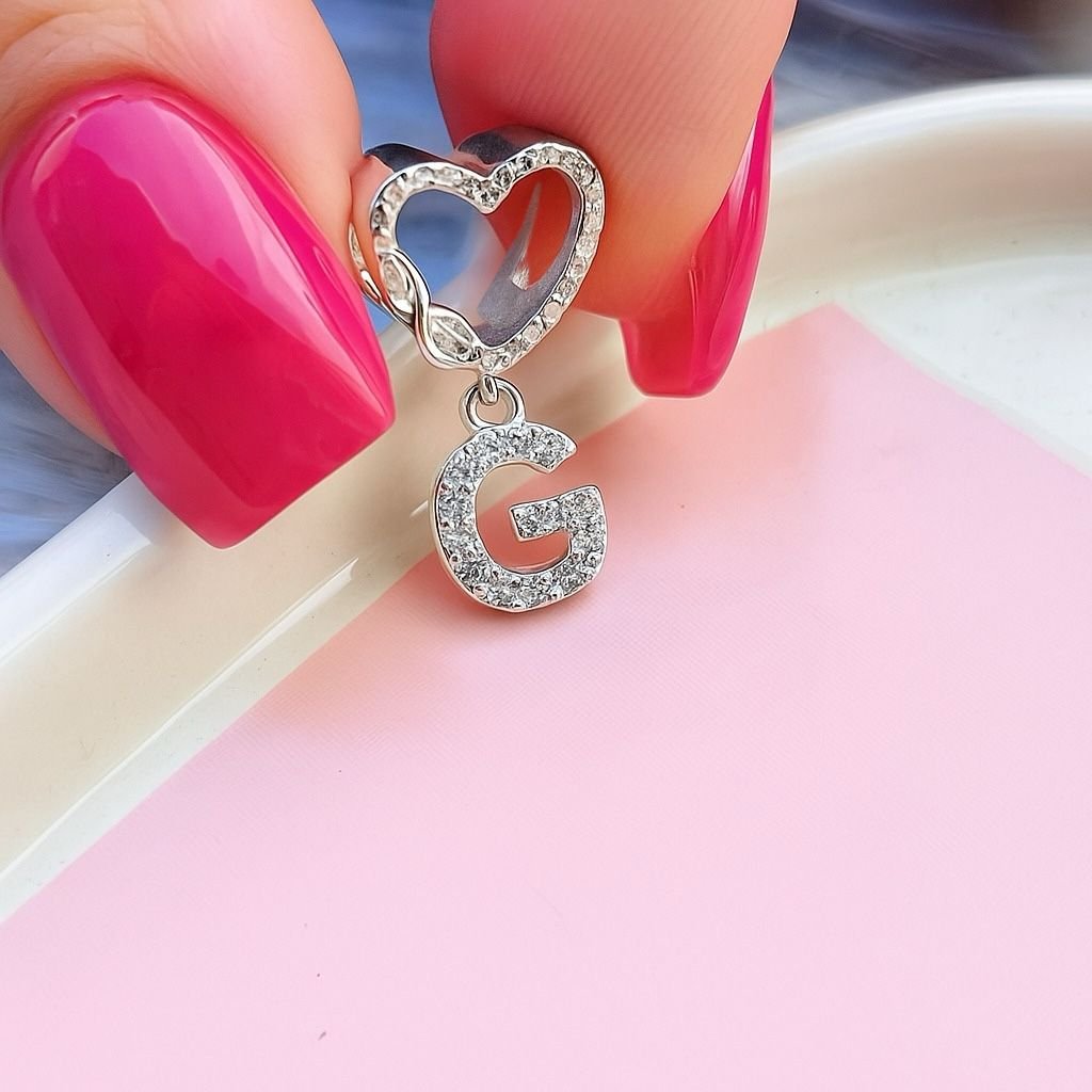CHARMS AMOR INFINITO LETRA "G" CUBIC T-1F