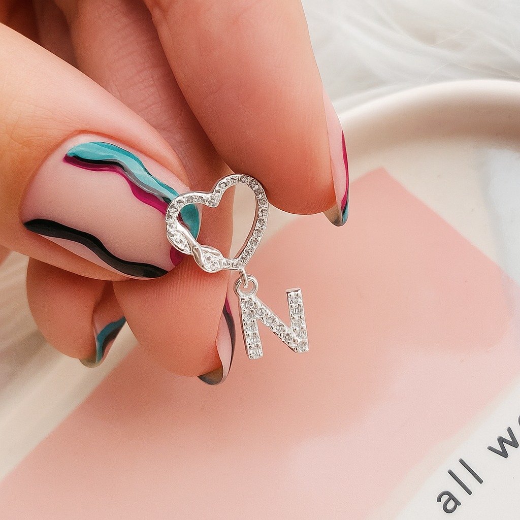 CHARMS AMOR INFINITO LETRAN "N" CUBIC T-1F