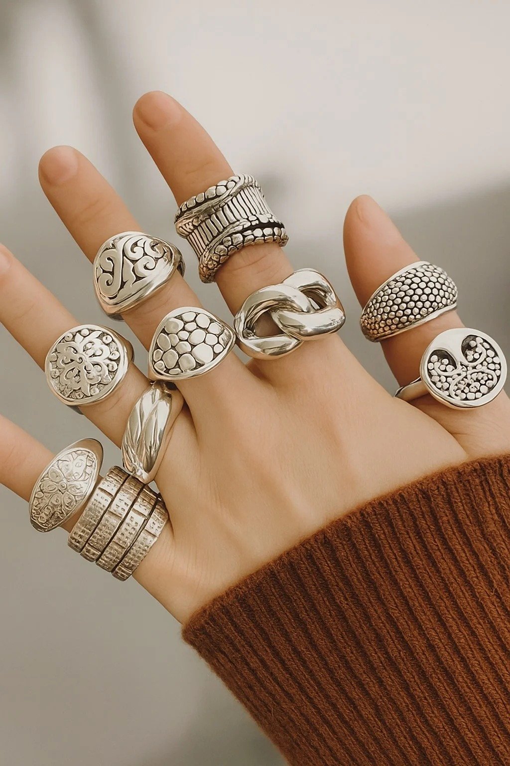 Anillo Inflado Puntos " SOLO TALLE  #6" C-4A