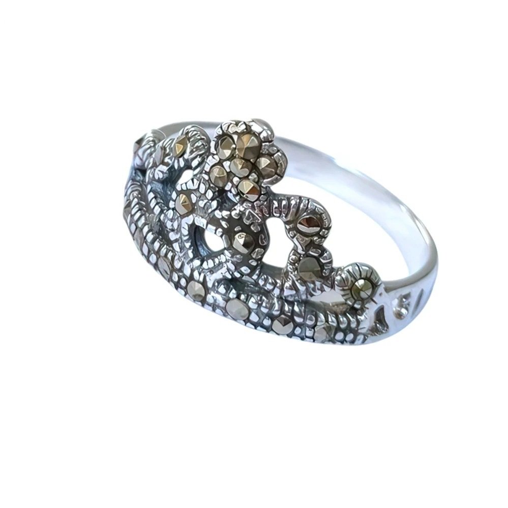 ANILLO CORONITA CON MARQUESITAS C-102B