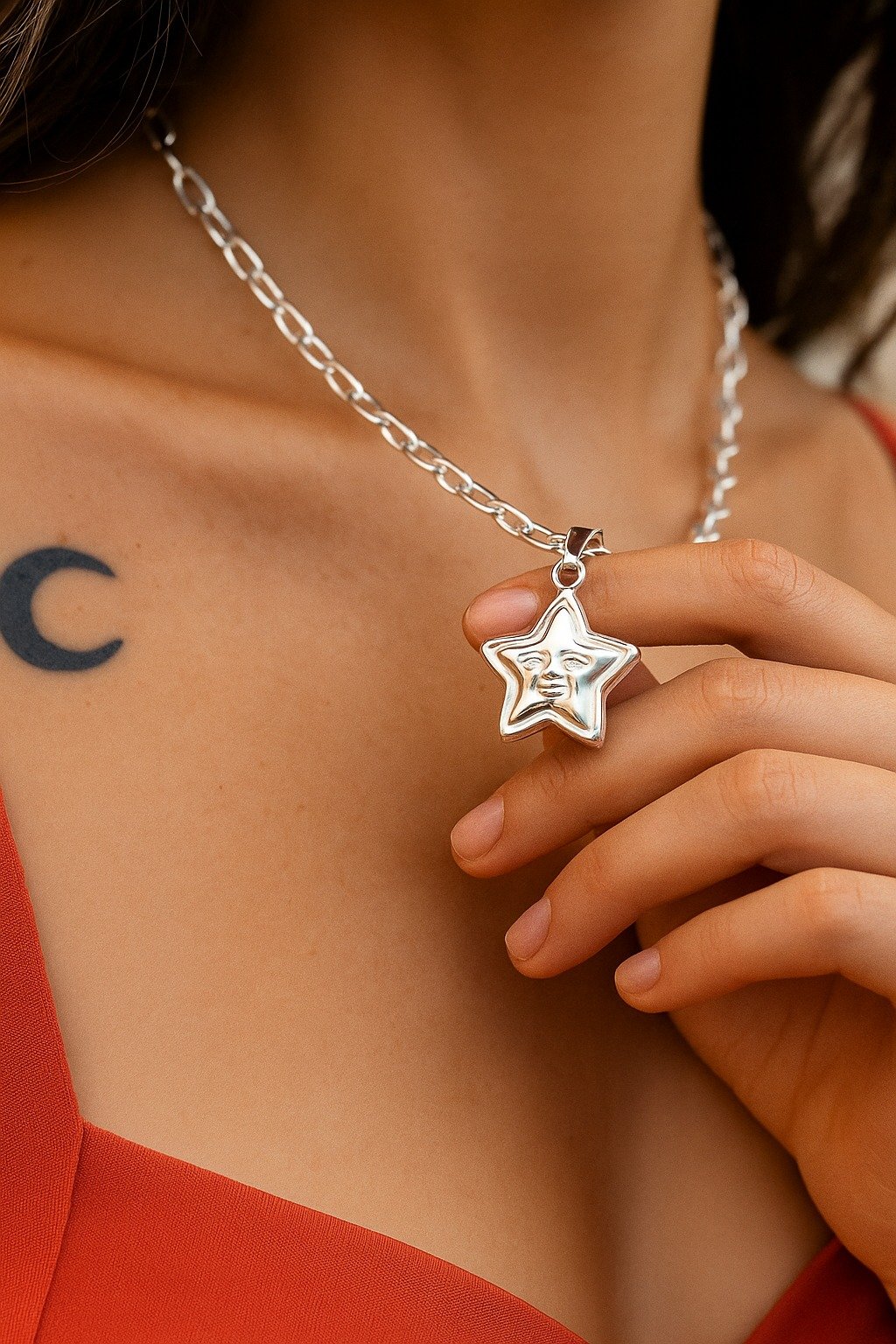 Dije estrella inflado 2cm C-37D