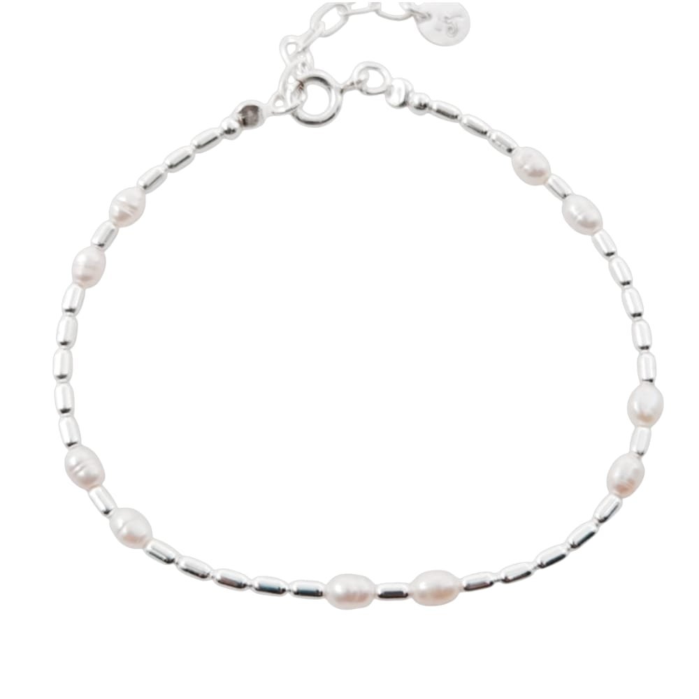 PULSERA PERLAS  17+3cm CP-P