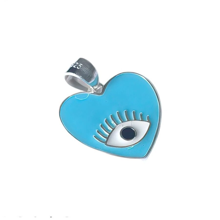 Dije corazon esmaltado 1,7cm C-25A