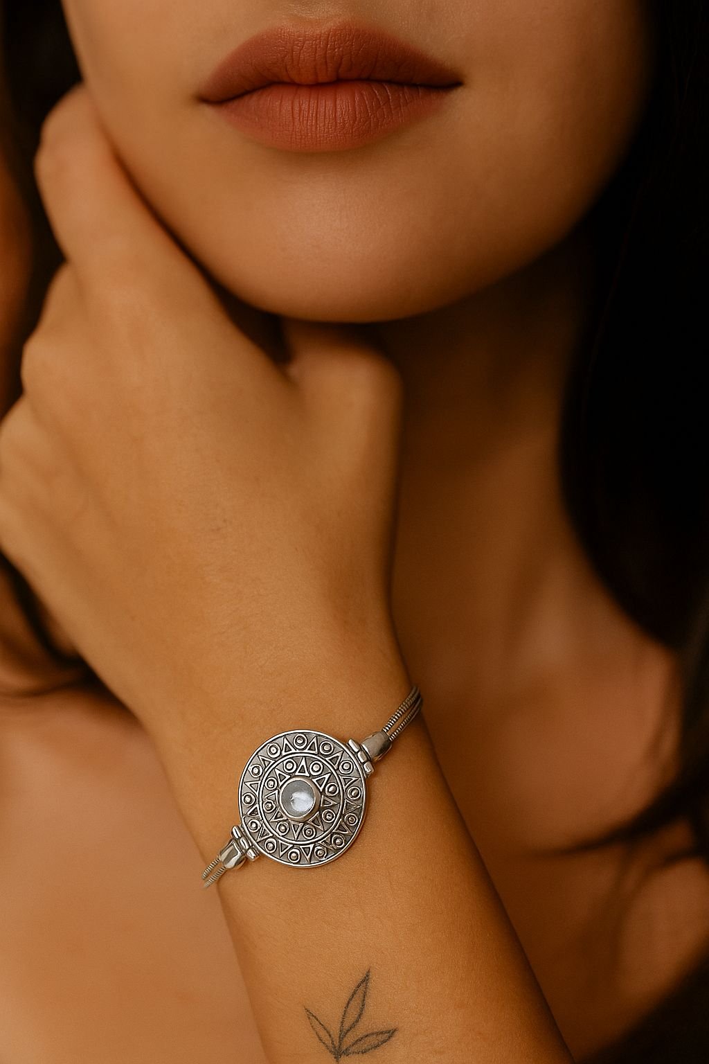 PULSERA PIEDRA LABRADORITA 18+1cm C-23A