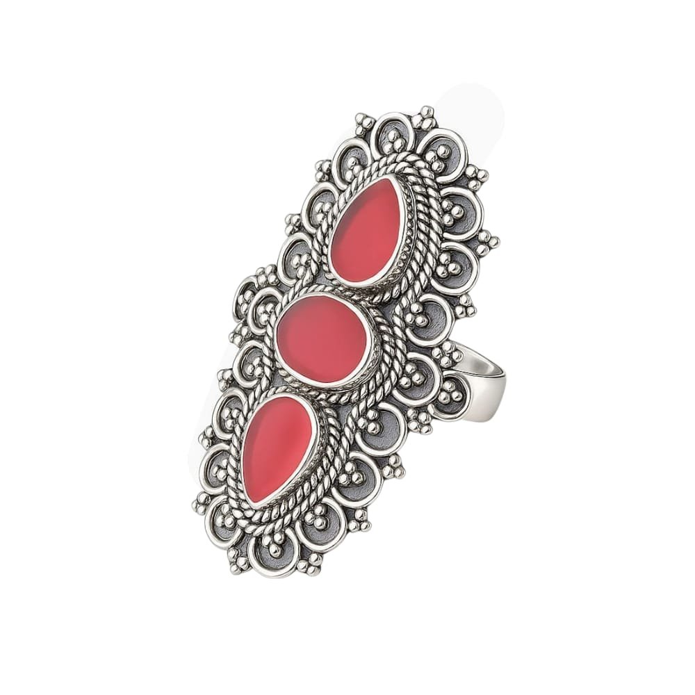 Anillo TRIAL ROJO C-105B