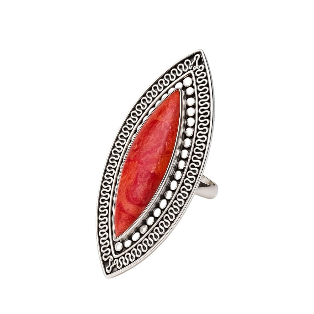 Anillo Punta rojo C-105A