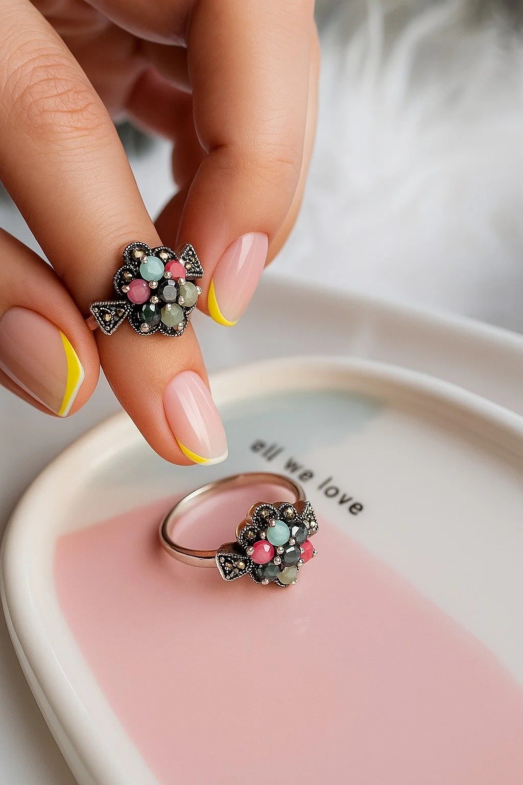 Anillo Piedra raiz C-116C