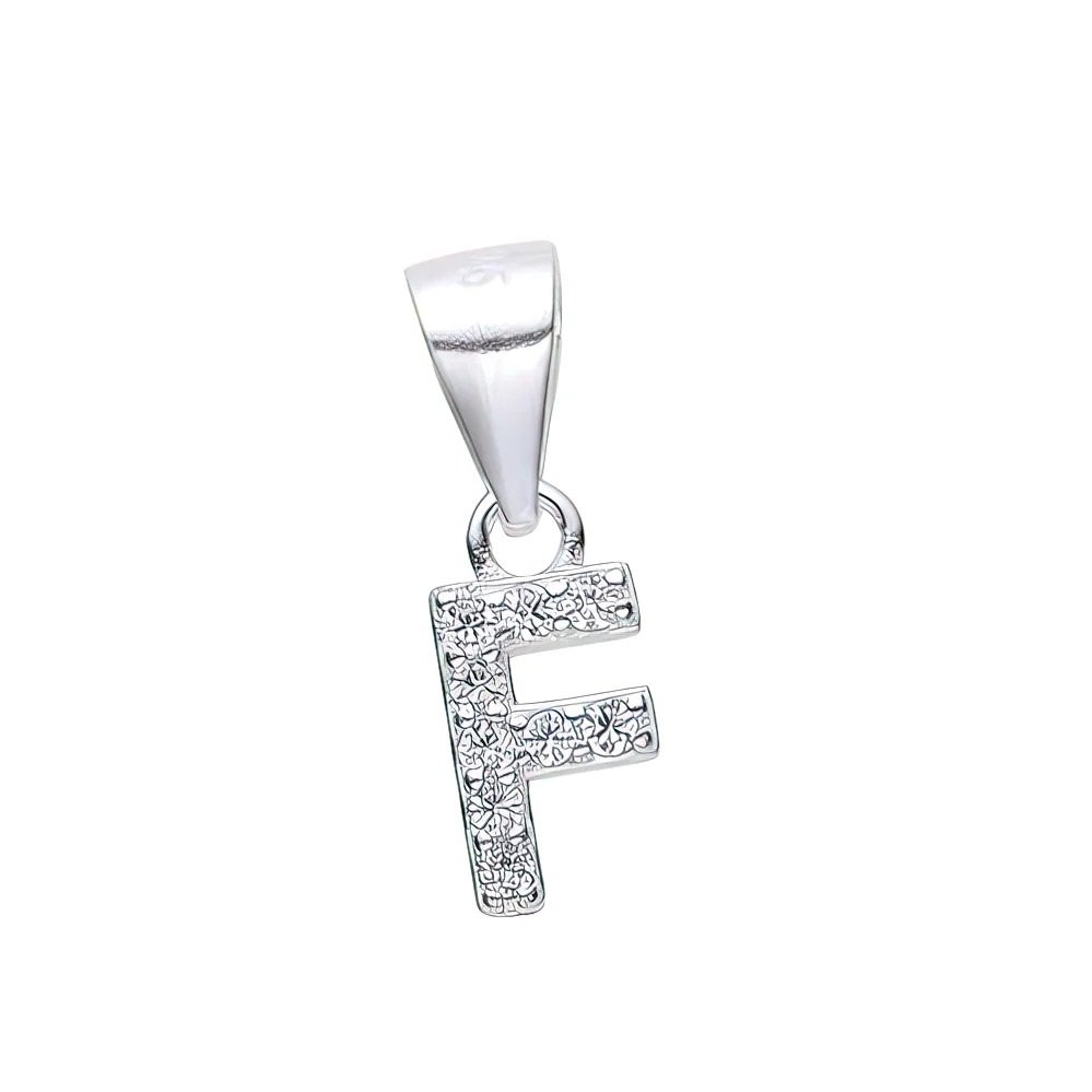 DIJE LETRA CUBICS "F"