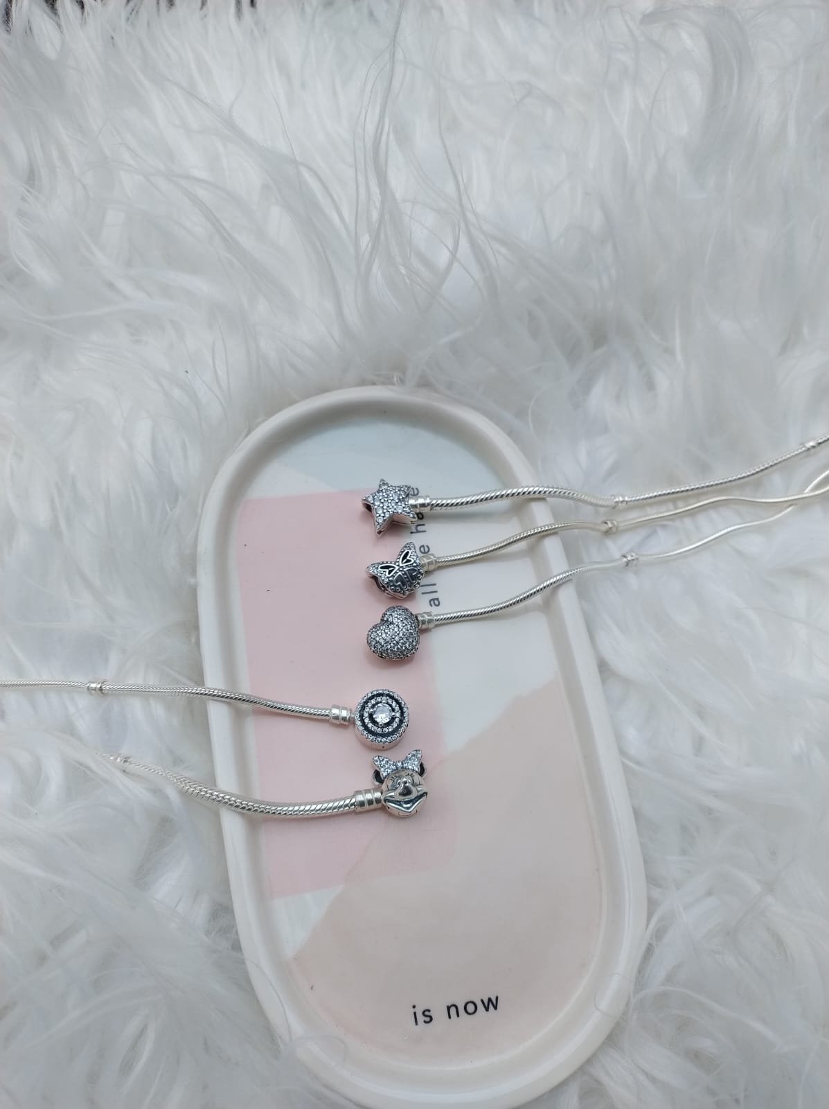 PULSERA SEMI RIGIDA CIERRE ESTRELLA CON CUBIC  18cm