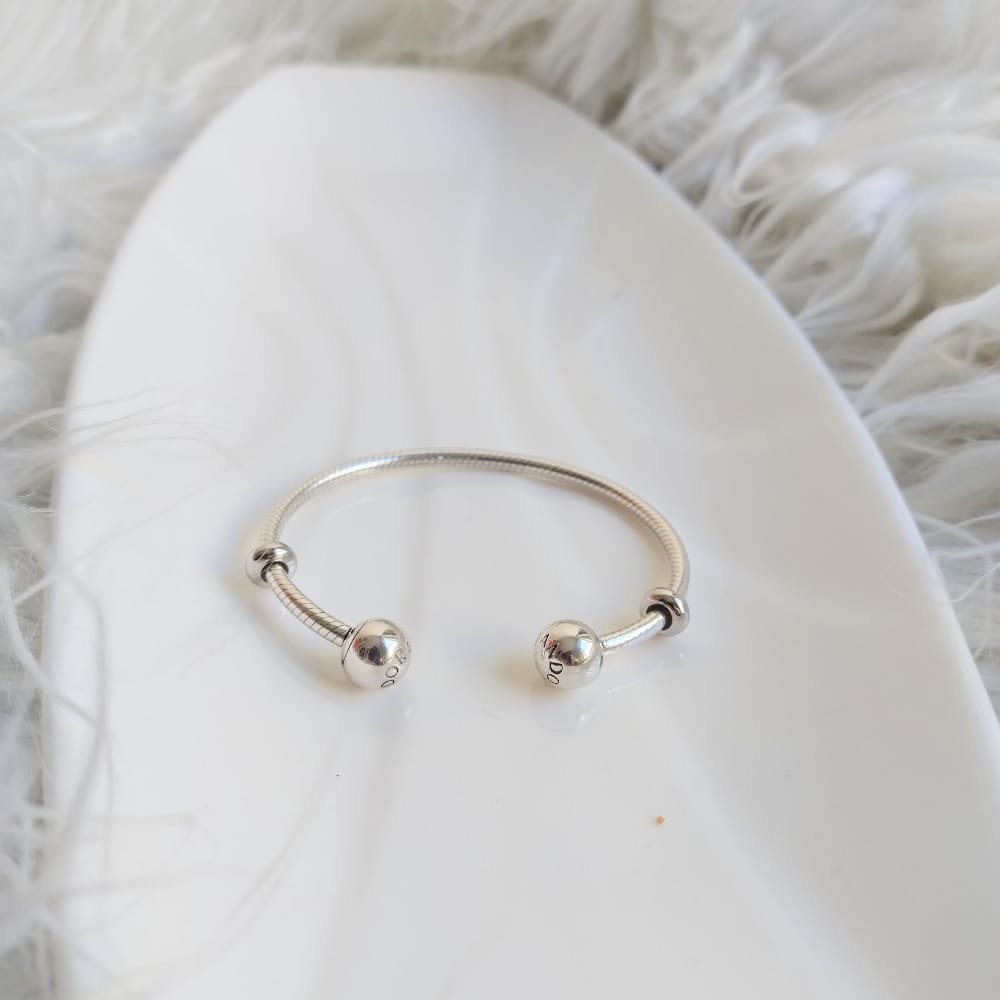 PULSERA ESCLAVA ESTILO SERPIENTE "CON INSCRIPCION"  19cm